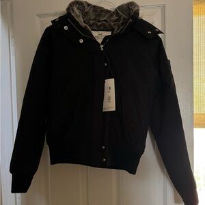 Hollister Gray Faux Fur Jacket